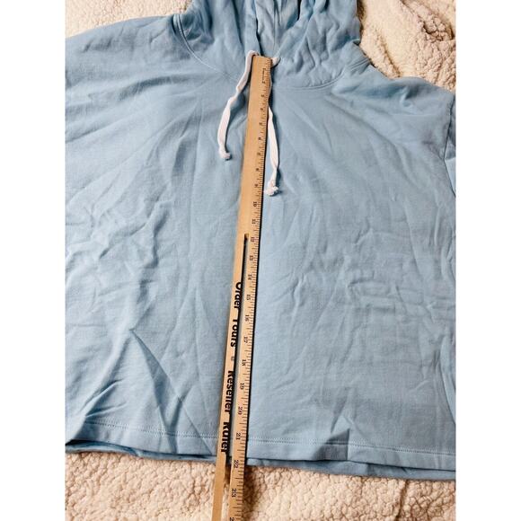 Women's Disney Magic Cropped Hoodie Sweater 1X Light Blue - Picture 4 of 9